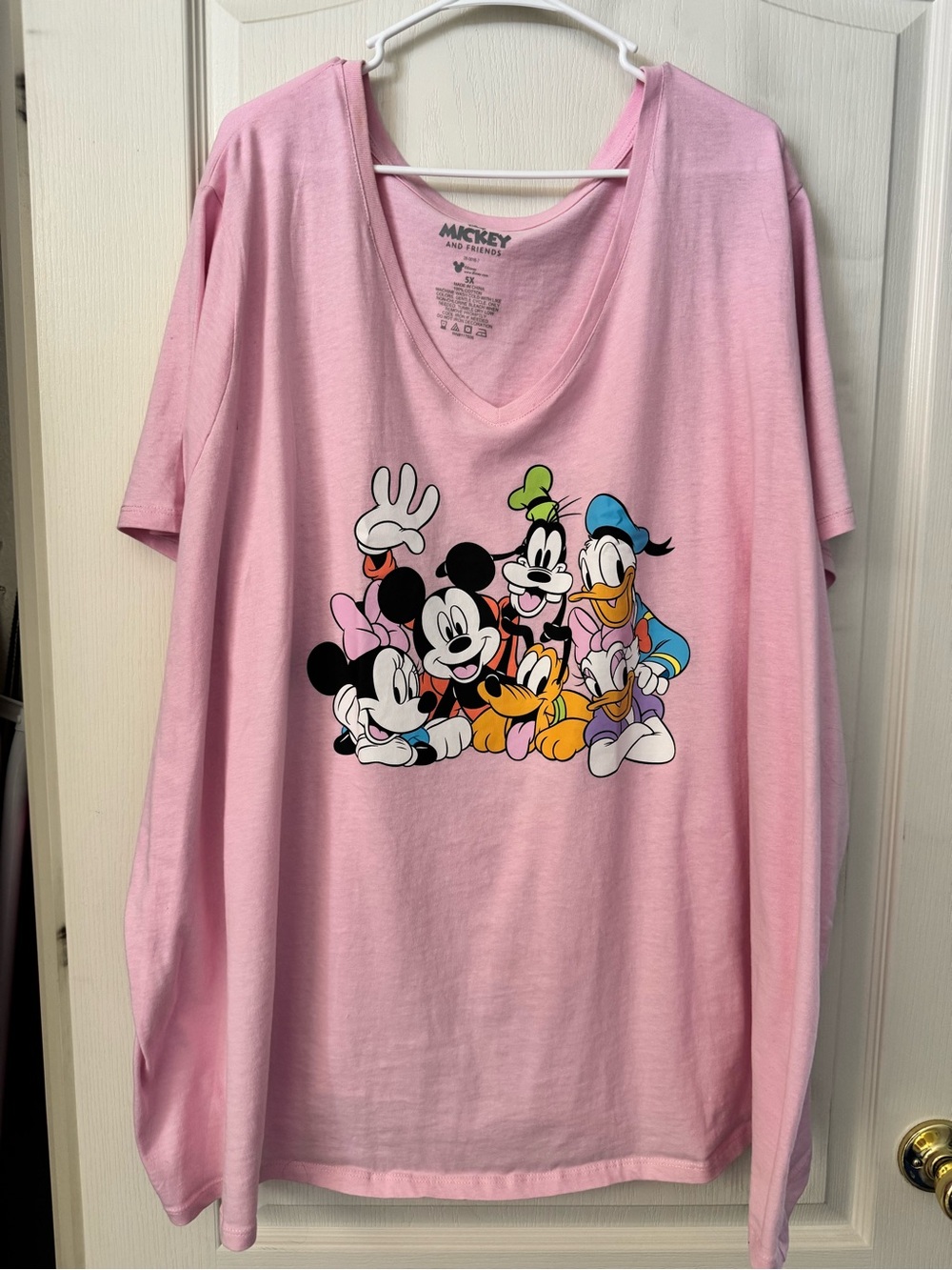 Disney Pink Short-Sleeve Mickey & Friends Tee
